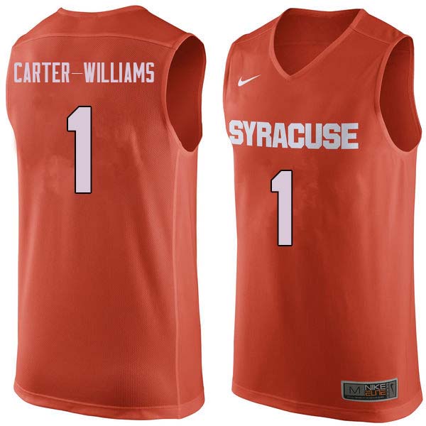 Men #1 Michael Carter-Williams Syracuse Orange College Basketball Jerseys Sale-Orange